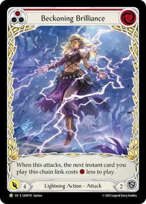 Beckoning Brilliance (Red) (GEM170) [Gem Pack 5]
