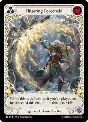 Flittering Forcefield (Red) (GEM173) [Gem Pack 5]