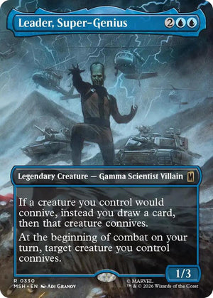 Leader, Super-Genius (Borderless) (330) [Marvel Super Heroes]