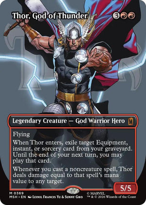 Thor, God of Thunder (Borderless) (0369) [Marvel Super Heroes]