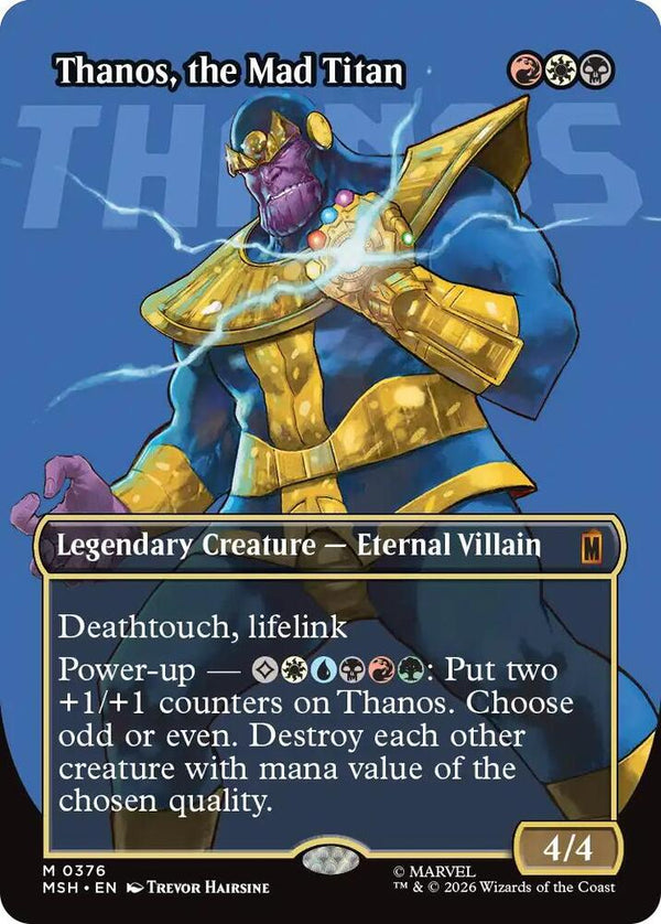 Thanos, the Mad Titan (Borderless) (0367) (376) [Marvel Super Heroes]
