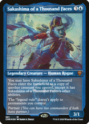 Sakashima of a Thousand Faces (561) [Commander Legends] [Etched]
