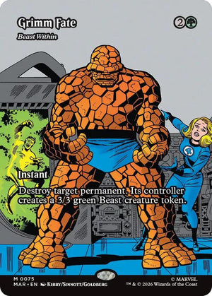 Grimm Fate - Beast Within (Borderless) (75) [Marvel Universe Eternal-Legal]