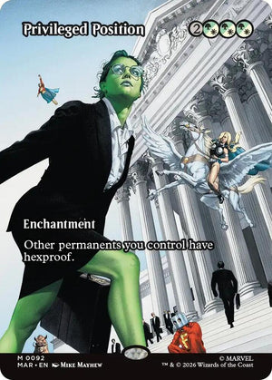 Privileged Position (Borderless) (92) [Marvel Universe Eternal-Legal]