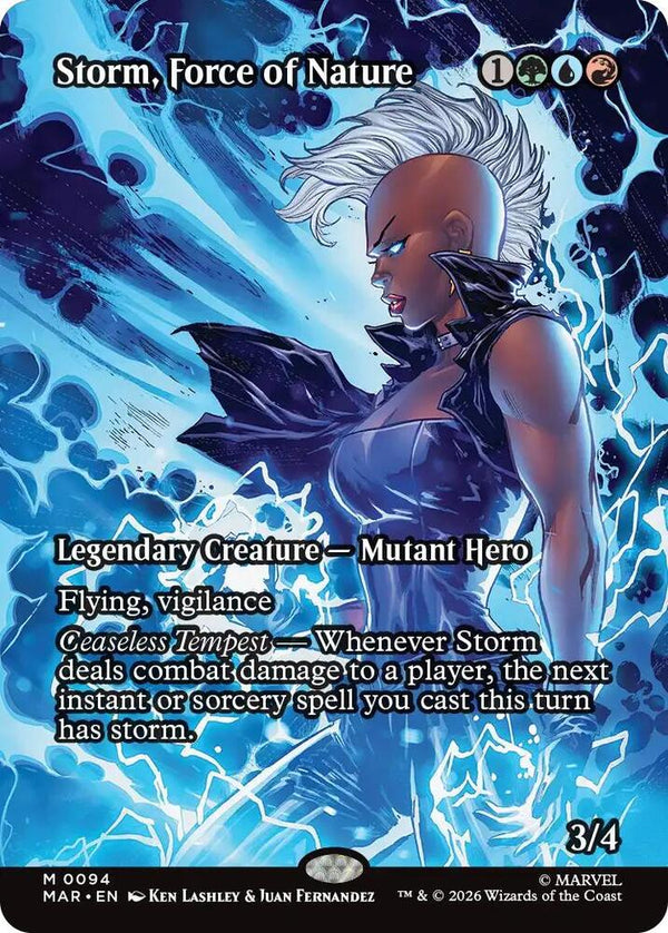 Storm, Force of Nature (Borderless) (94) [Marvel Universe Eternal-Legal]