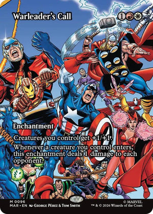 Warleader's Call (Borderless) (96) [Marvel Universe Eternal-Legal]
