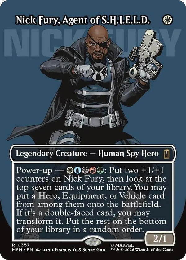 Nick Fury, Agent of S.H.I.E.L.D. (Borderless) (0357) [Marvel Super Heroes]