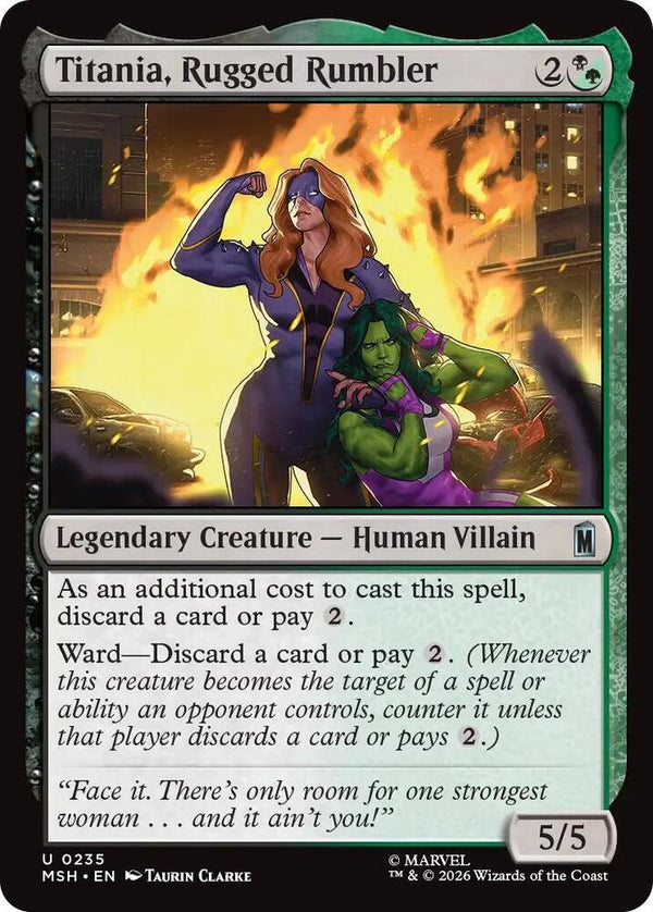 Titania, Rugged Rumbler (235) [Marvel Super Heroes]