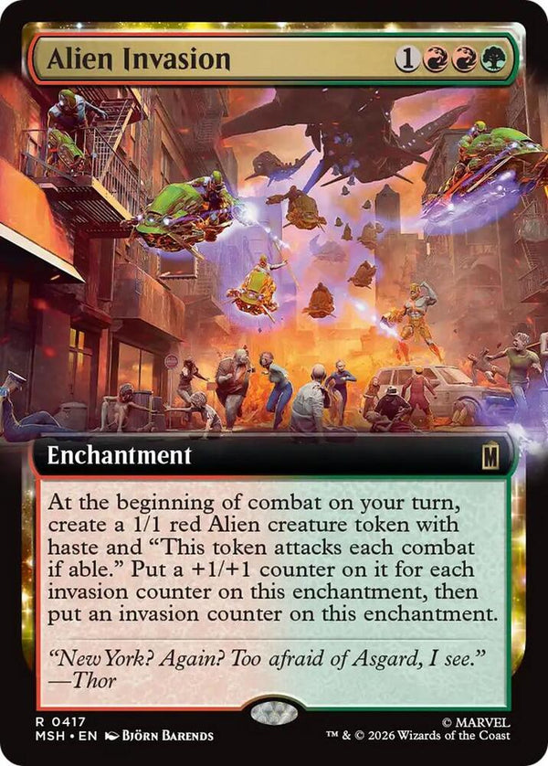 Alien Invasion (Extended Art) (417) [Marvel Super Heroes]