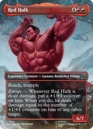 Red Hulk (Borderless) (329) [Marvel Super Heroes]