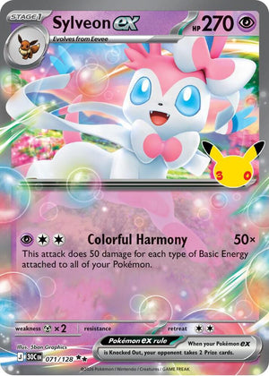 Sylveon ex (071/128) [ME: 30th Celebration]