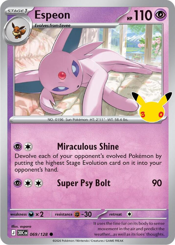Espeon (069/128) [ME: 30th Celebration]