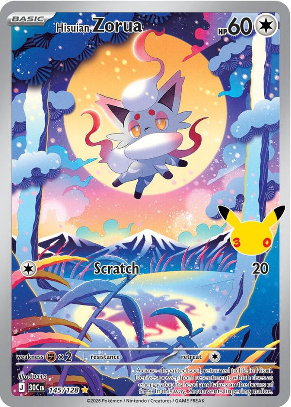 Hisuian Zorua (145/128) [ME: 30th Celebration]