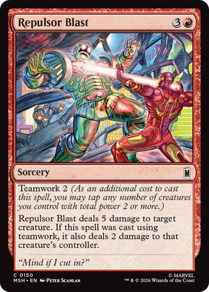 Repulsor Blast (150) [Marvel Super Heroes]