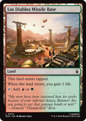 Los Diablos Missile Base (270) [Marvel Super Heroes]