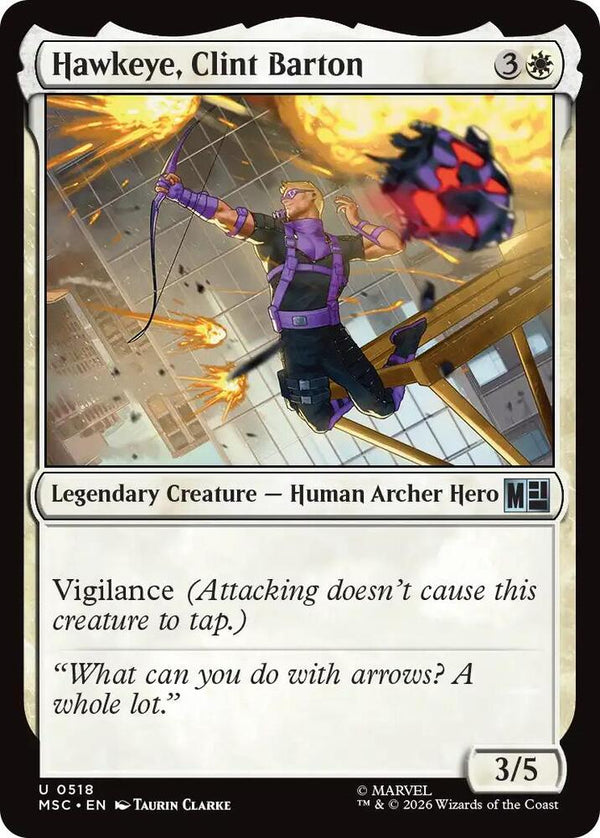 Hawkeye, Clint Barton (0518) [Marvel Super Heroes Commander]