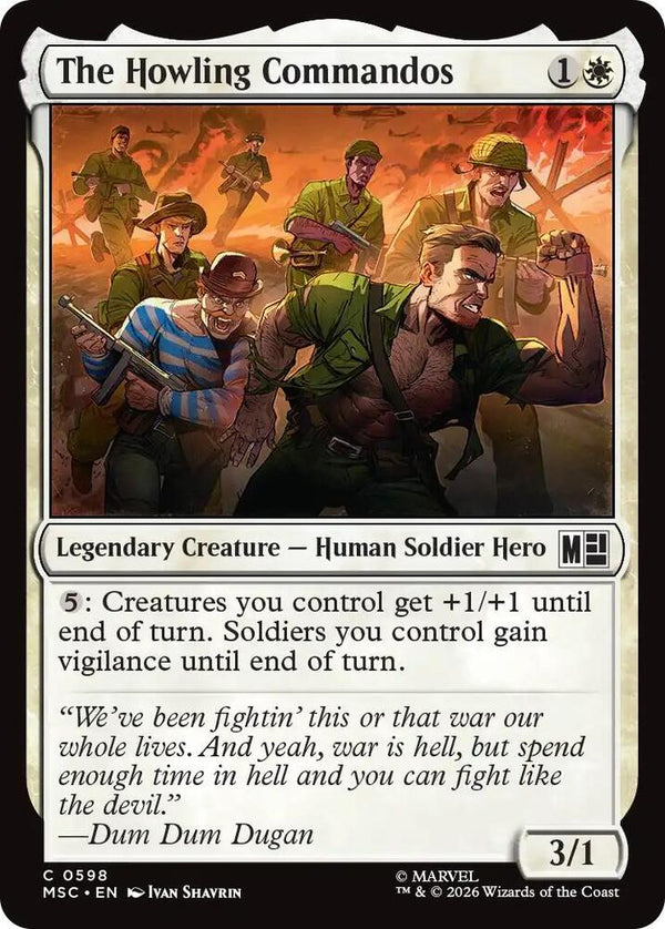 The Howling Commandos (598) [Marvel Super Heroes Commander]
