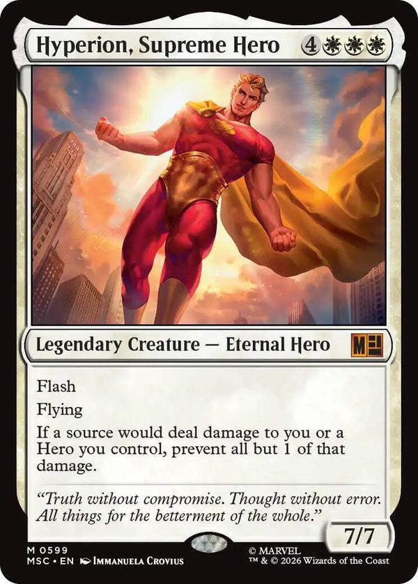 Hyperion, Supreme Hero (599) [Marvel Super Heroes Commander]