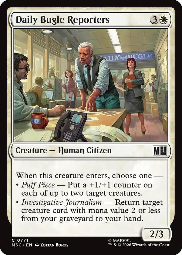 Daily Bugle Reporters (771) [Marvel Super Heroes Commander]