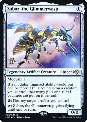 Zabaz, the Glimmerwasp (243s) [Modern Horizons 2 Promos]