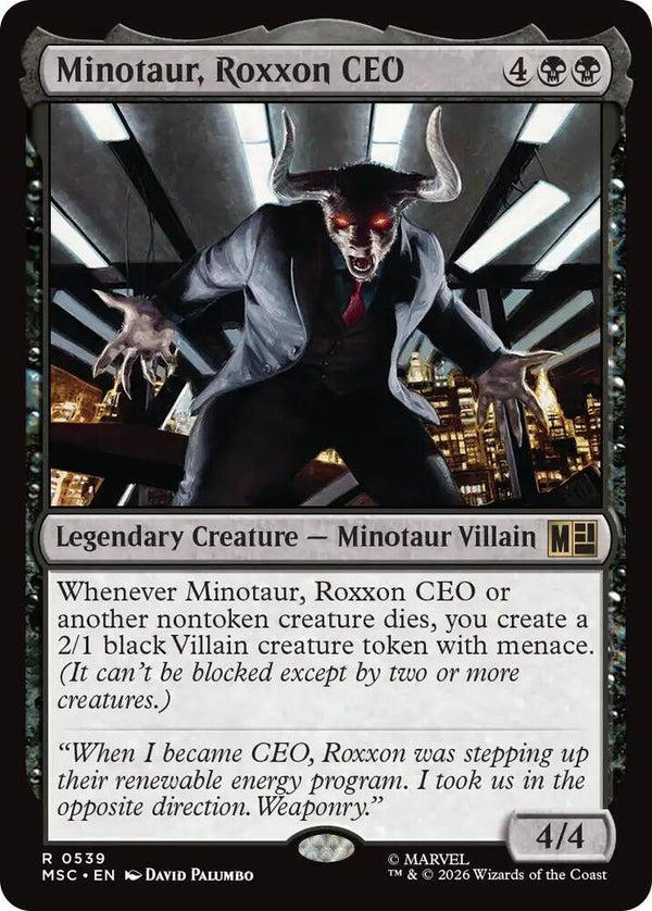 Minotaur, Roxxon CEO (539) [Marvel Super Heroes Commander]