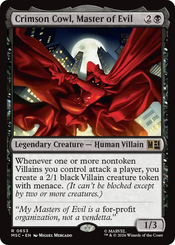 Crimson Cowl, Master of Evil (653) [Marvel Super Heroes Commander]