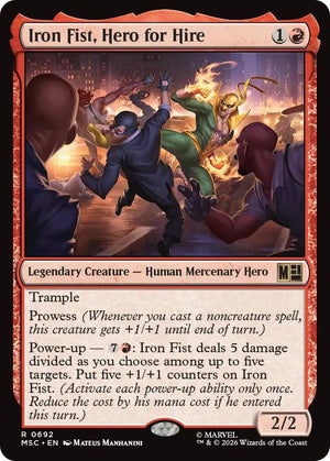 Iron Fist, Hero for Hire (692) [Marvel Super Heroes Commander]