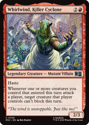 Whirlwind, Killer Cyclone (709) [Marvel Super Heroes Commander]