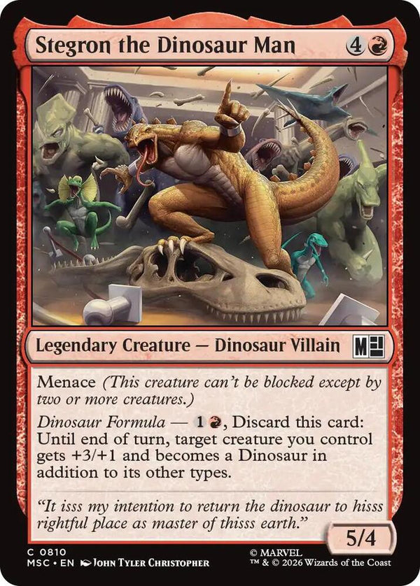 Stegron the Dinosaur Man (810) [Marvel Super Heroes Commander]