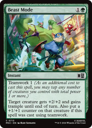 Beast Mode (713) [Marvel Super Heroes Commander]