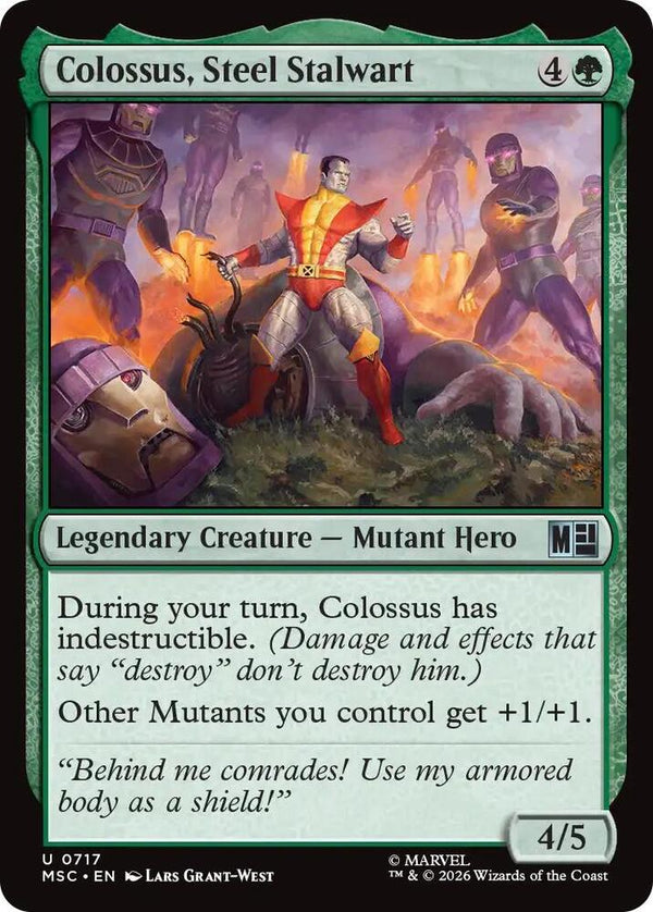 Colossus, Steel Stalwart (717) [Marvel Super Heroes Commander]