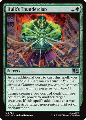 Hulk's Thunderclap (725) [Marvel Super Heroes Commander]