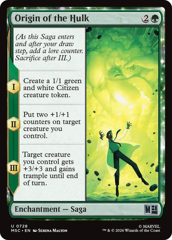 Origin of the Hulk (728) [Marvel Super Heroes Commander]