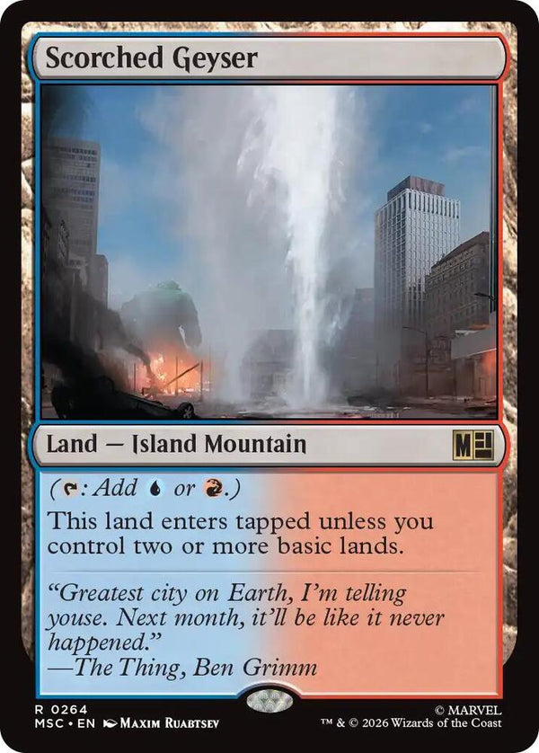 Scorched Geyser (264) [Marvel Super Heroes Commander]