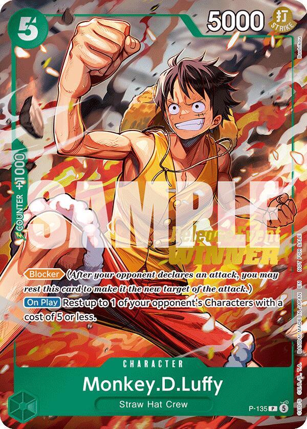 Monkey.D.Luffy (OP16 Release Event Winner) (P-135) [One Piece Promotion Cards]