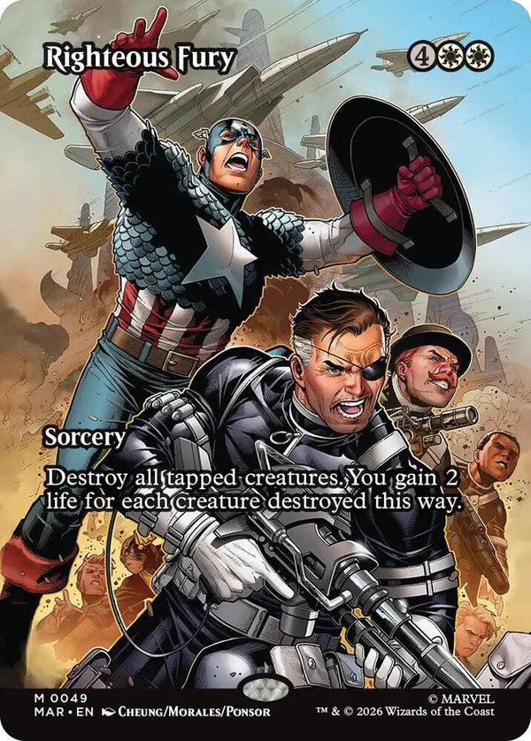 Righteous Fury (Borderless) (49) [Marvel Universe Eternal-Legal]