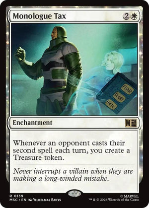 Monologue Tax (139) [Marvel Super Heroes Commander]