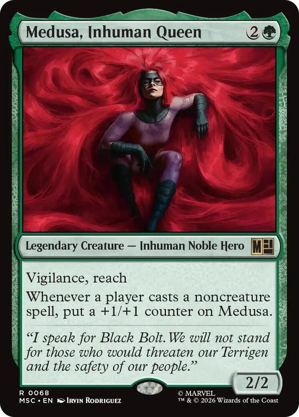 Medusa, Inhuman Queen (Surge Foil) (68) [Marvel Super Heroes Commander]