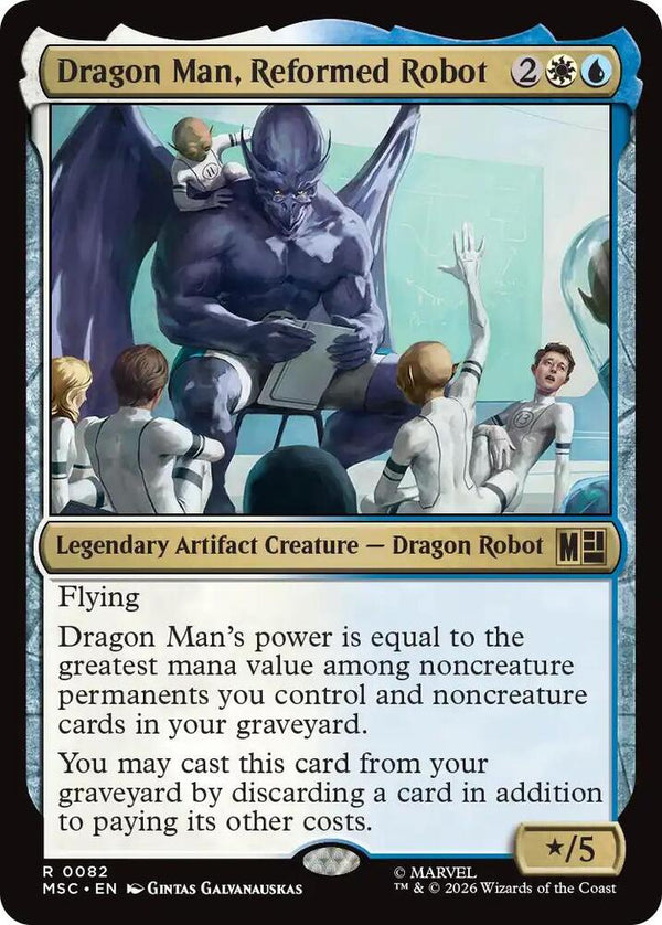 Dragon Man, Reformed Robot (82) [Marvel Super Heroes Commander]