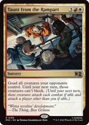 Taunt from the Rampart (188) [Marvel Super Heroes Commander]