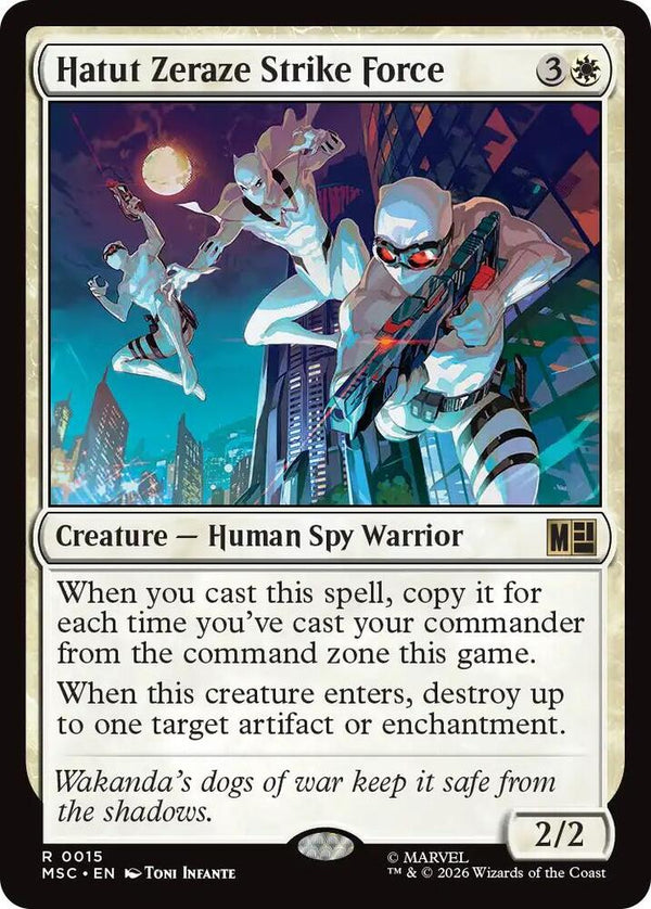 Hatut Zeraze Strike Force (Surge Foil) (15) [Marvel Super Heroes Commander]