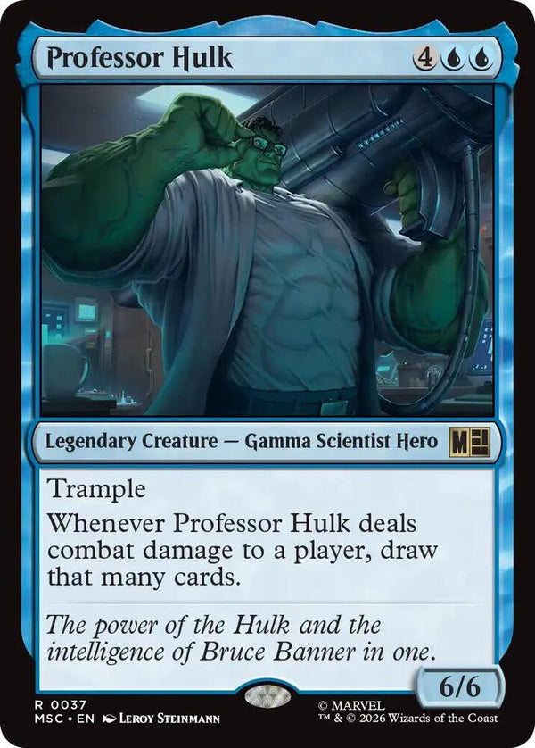Professor Hulk (Surge Foil) (37) [Marvel Super Heroes Commander]