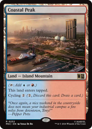 Coastal Peak (Surge Foil) (232) [Marvel Super Heroes Commander]