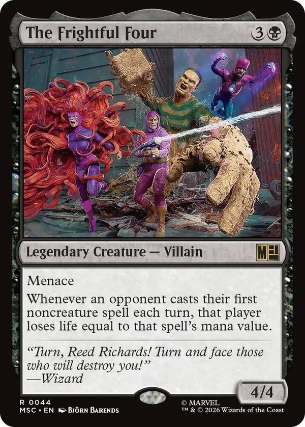 The Frightful Four (Surge Foil) (44) [Marvel Super Heroes Commander]