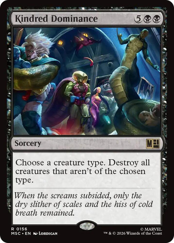 Kindred Dominance (Surge Foil) (156) [Marvel Super Heroes Commander]