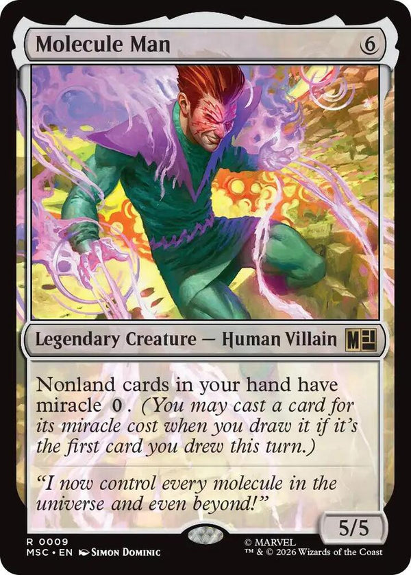Molecule Man (Surge Foil) (9) [Marvel Super Heroes Commander]
