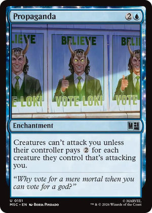 Propaganda (Surge Foil) (151) [Marvel Super Heroes Commander]