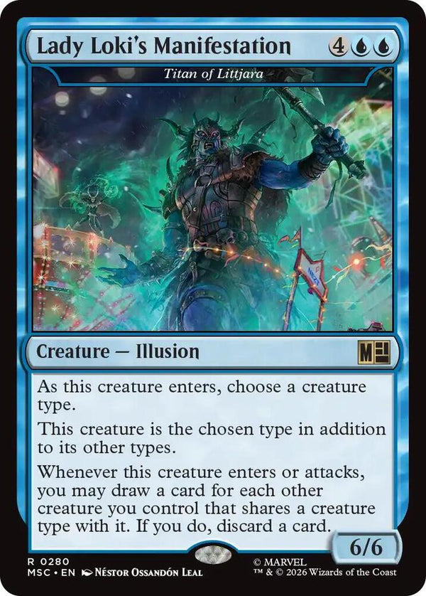 Lady Loki's Manifestation - Titan of Littjara (Surge Foil) (280) [Marvel Super Heroes Commander]