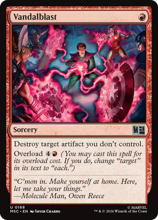 Vandalblast (Surge Foil) (168) [Marvel Super Heroes Commander]