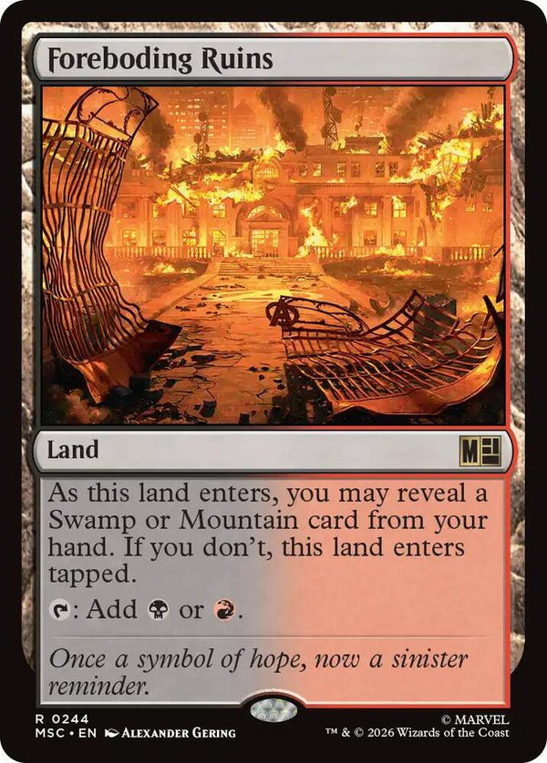 Foreboding Ruins (244) [Marvel Super Heroes Commander]